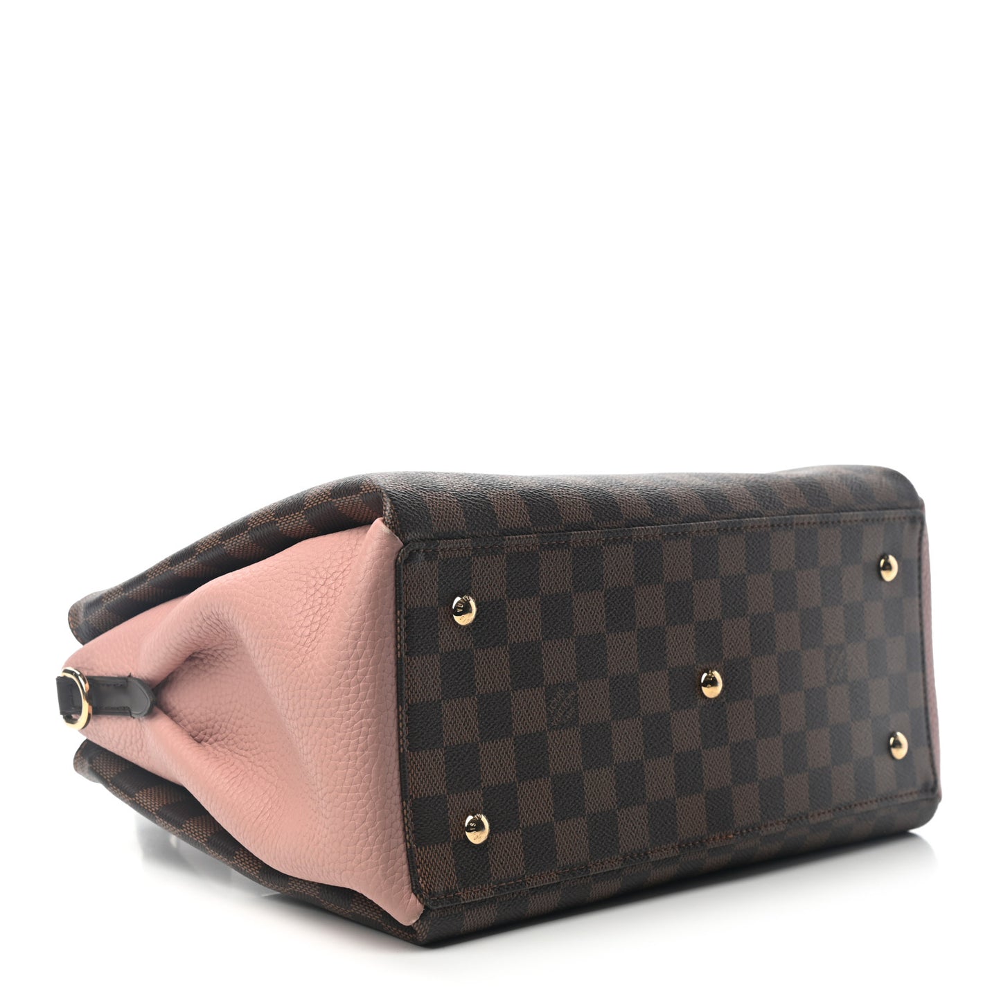 Cuir Taurillon Damier Ebene Normandy Magnolia