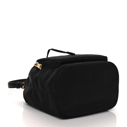 Prada Saffiano Tessuto Nylon Mini Bucket Crossbody Bag Black 4 of 11