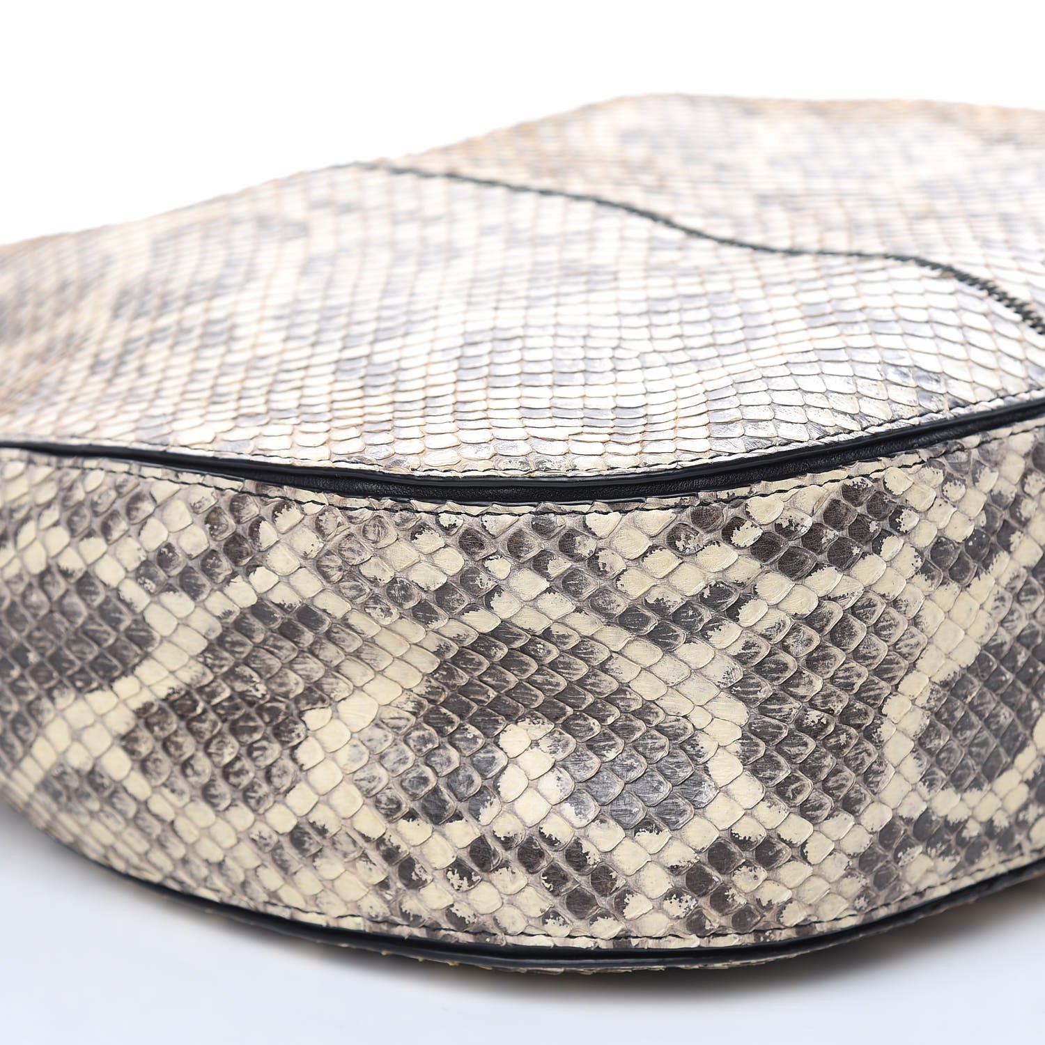 Bottega Veneta Anaconda Medium Loop Hobo White Black 7 of 12