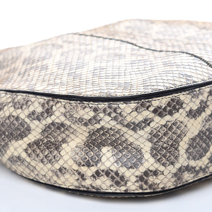 Bottega Veneta Anaconda Medium Loop Hobo White Black 7 of 12