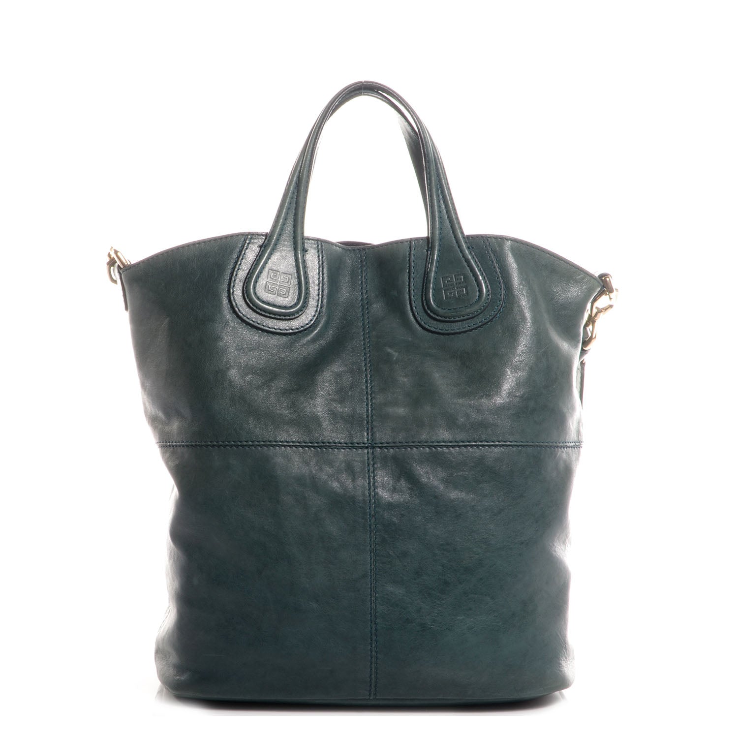 Givenchy Lambskin North South Nightingale Evergreen 1 of 9