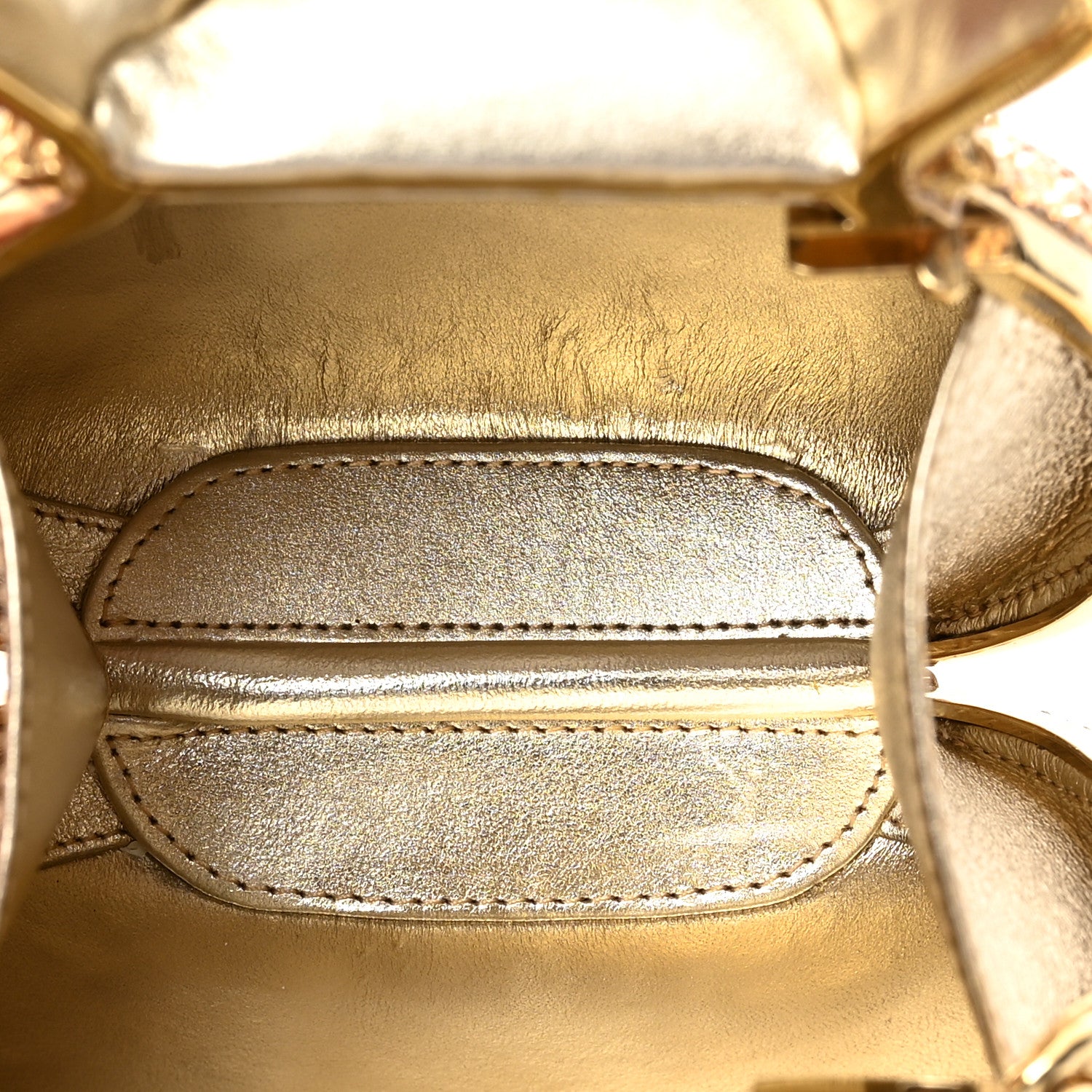 Judith Leiber Crystal Money Bags Minaudiere Clutch Gold 5 of 10