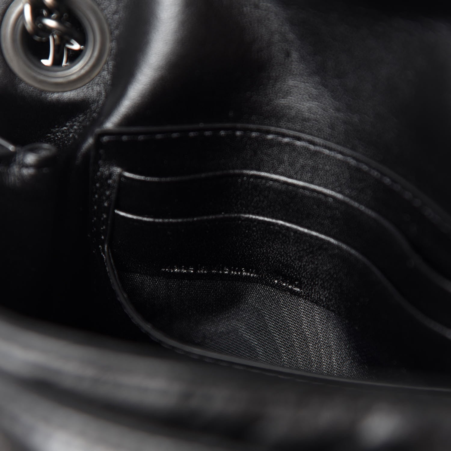 Mulberry Shiny Calfskin Quilted Mini Darley Shoulder Bag Black 10 of 11