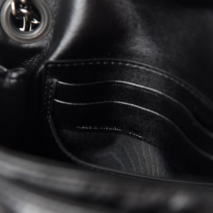 Mulberry Shiny Calfskin Quilted Mini Darley Shoulder Bag Black 10 of 11