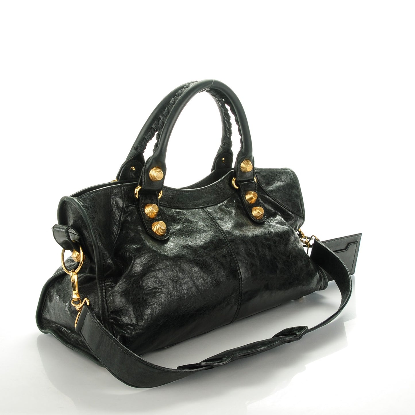 Agneau Giant 21 Gold Hardware Part Time Black