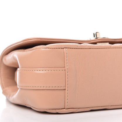 Chanel Shiny Aged Calfskin Quilted Mini Hold The Line Flap Beige 6 of 11