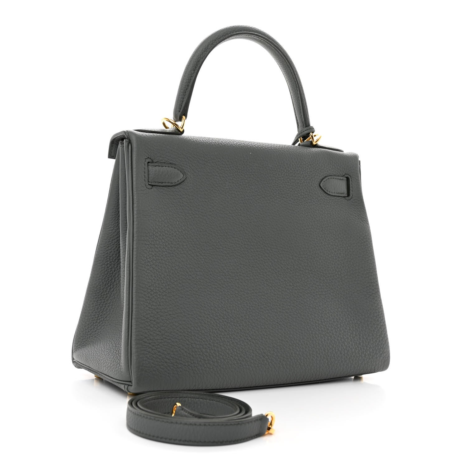 Hermes Togo Kelly Retourne 28 Vert Amande 3 of 12