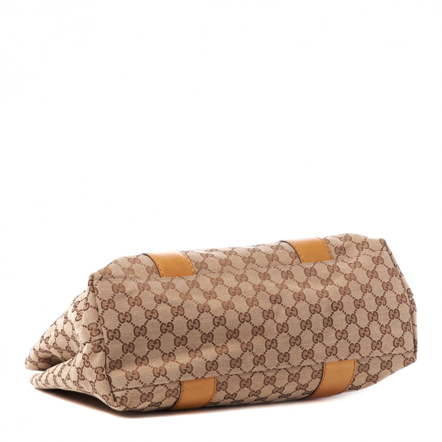 Gucci Monogram Medium Bamboo Bar Tote Yellow 3 of 8