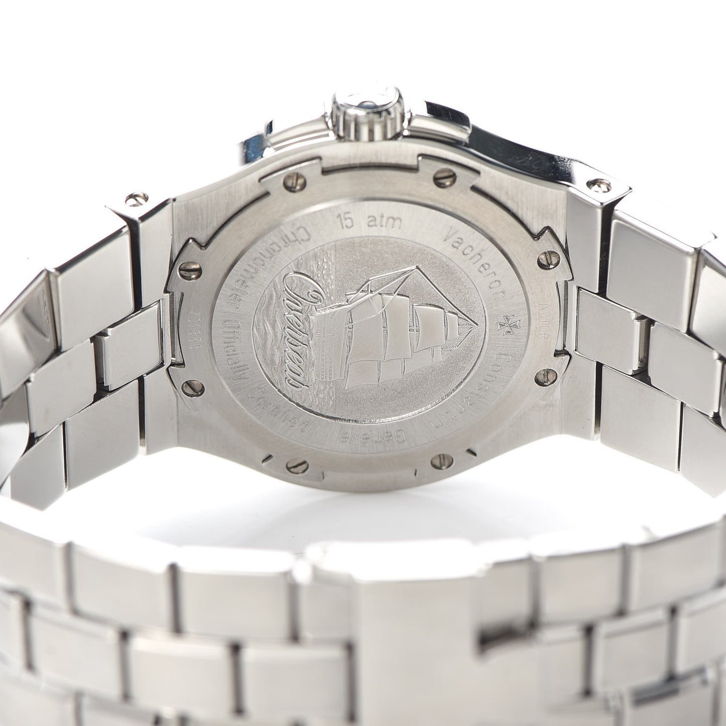 Stainless Steel 37mm Overseas Quartz Watch 72040
