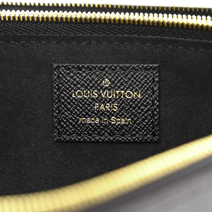 Louis Vuitton Monogram Giant Jungle Pochette Double Zip Black 8 of 13