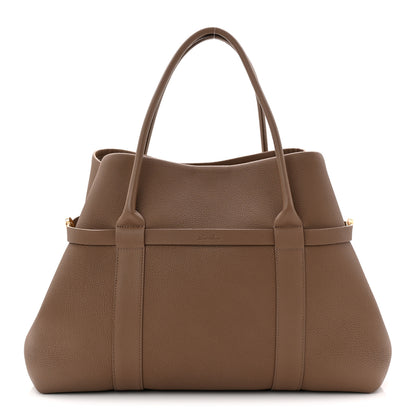 Loro Piana Grained Calfskin Large Ghiera Shopper Tote Fossil 1 of 10