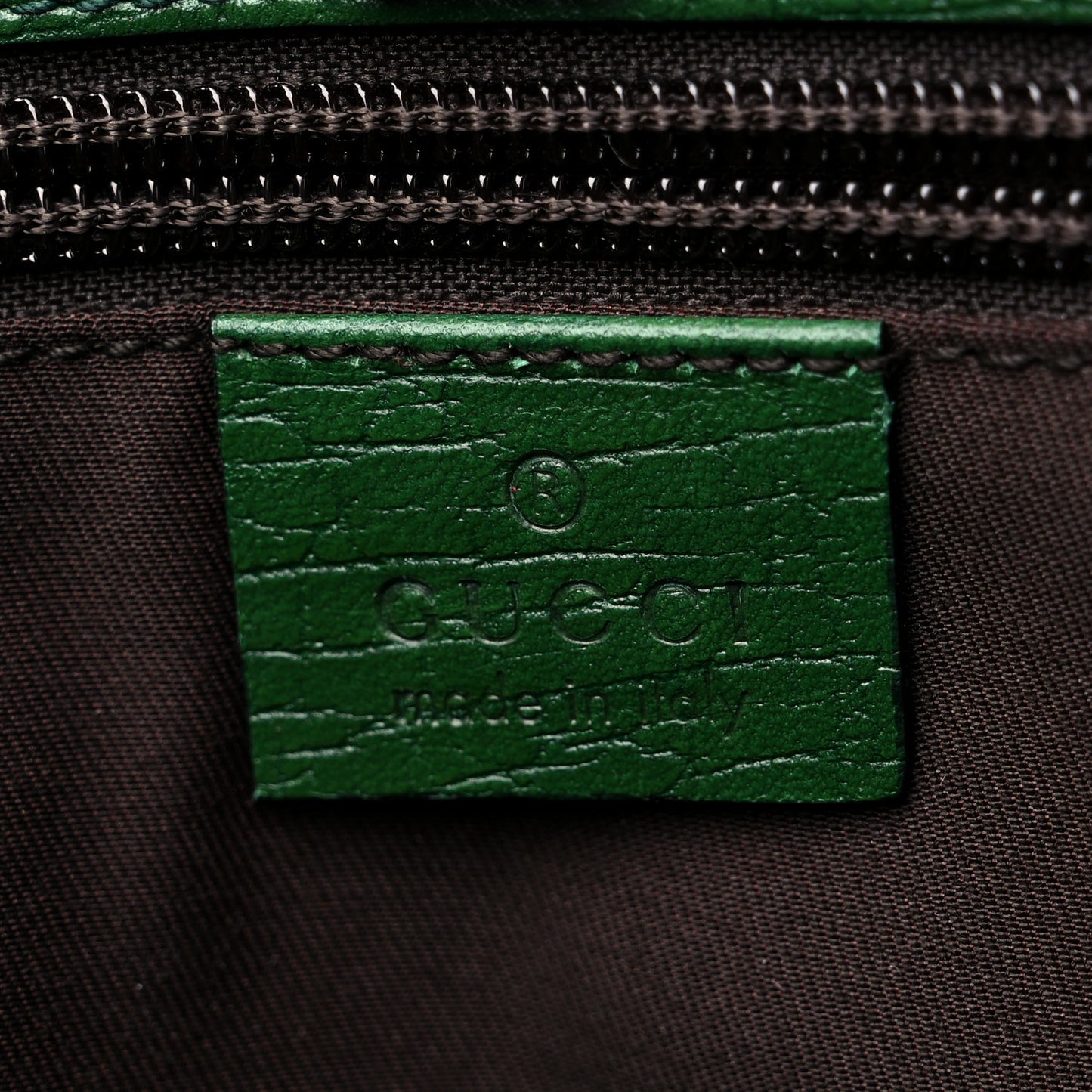 GG Plus Monogram Medium Joy Tote Green