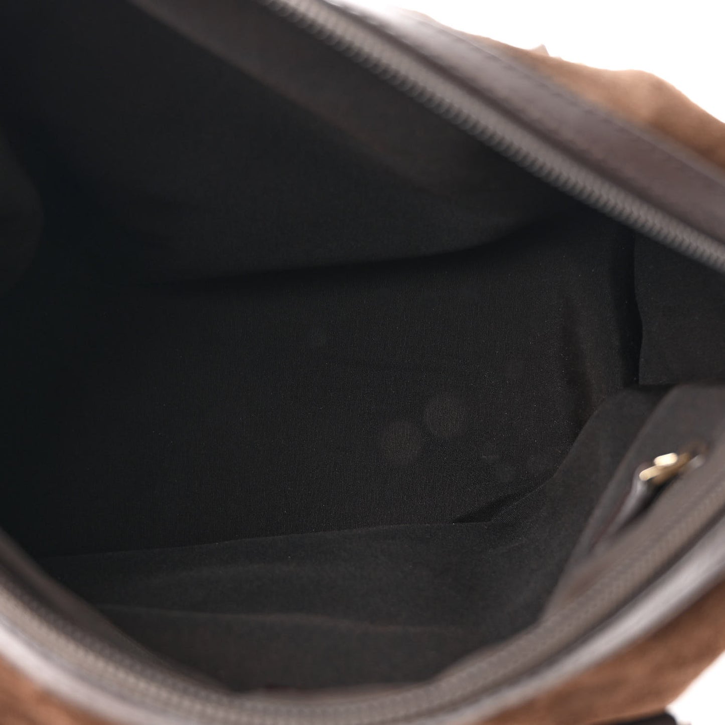 Suede Guccissima Small Boston Brown