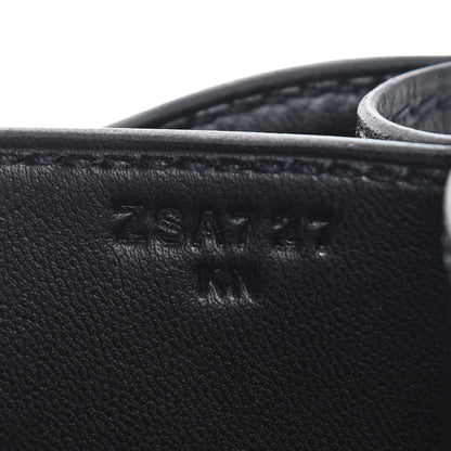 Hermes Ostrich Constance 18 Black 7 of 9