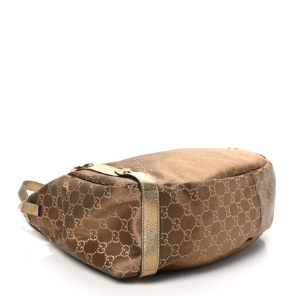 Gucci Satin Monogram Medium Abbey Shoulder Bag Bronze 4 of 10