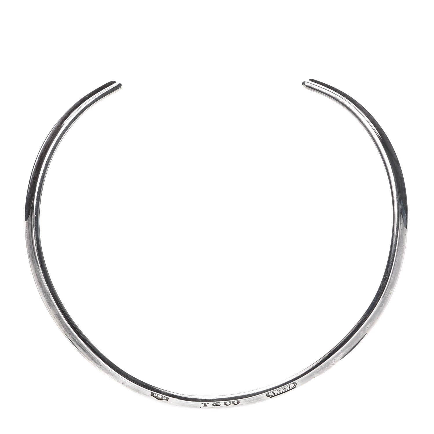 Tiffany Sterling Silver 1837 Collar Necklace 1 of 3