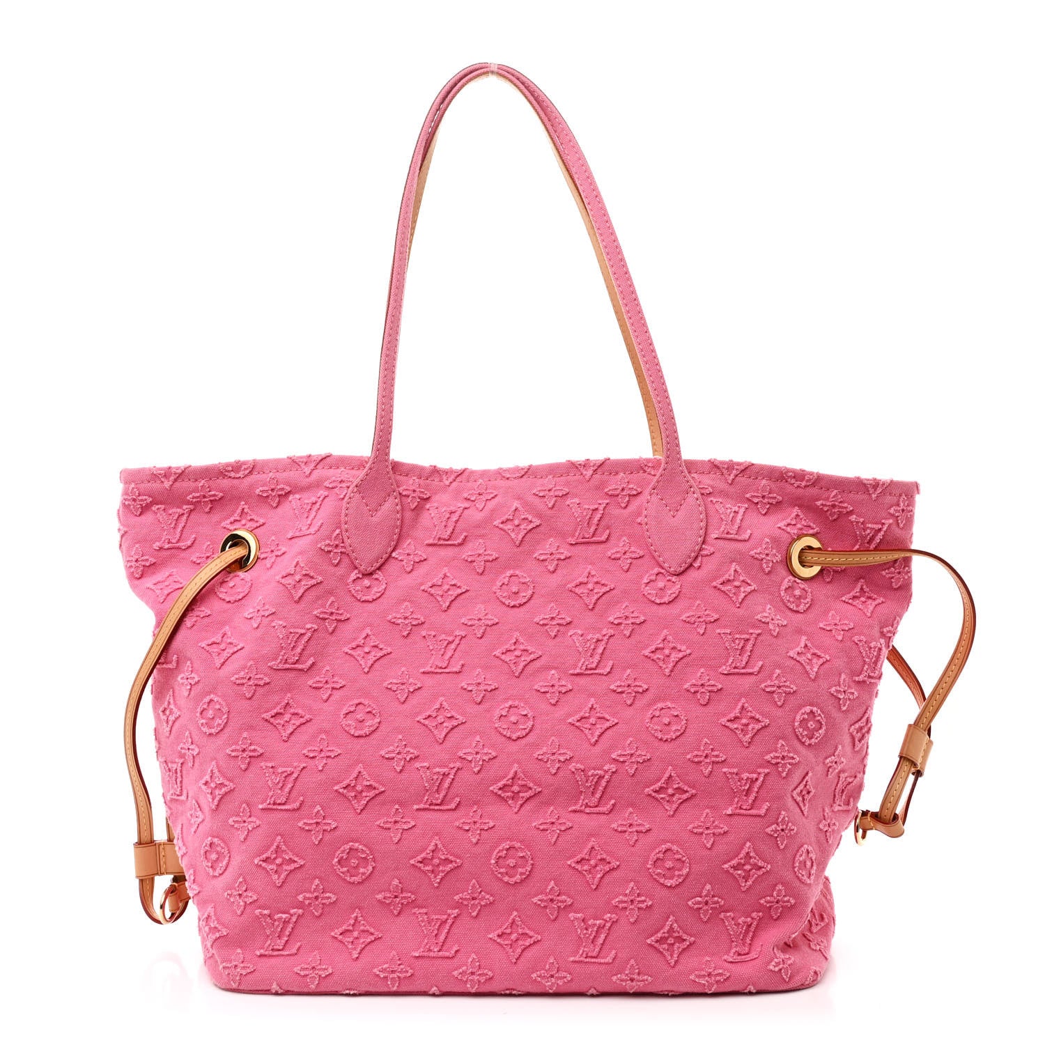 Louis Vuitton Monogram Denim Neverfull MM Rose 1 of 9