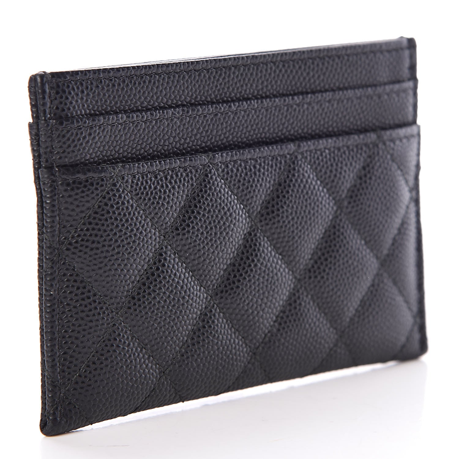 Chanel Caviar Quilted Boy Card Holder Black 3 of 9