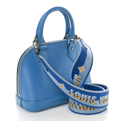 Louis Vuitton Epi Jacquard Alma BB Bleuet 3 of 10