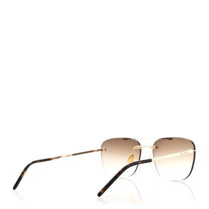 Saint Laurent Metal Cat Eye Sunglasses SL 309 Brown 4 of 8