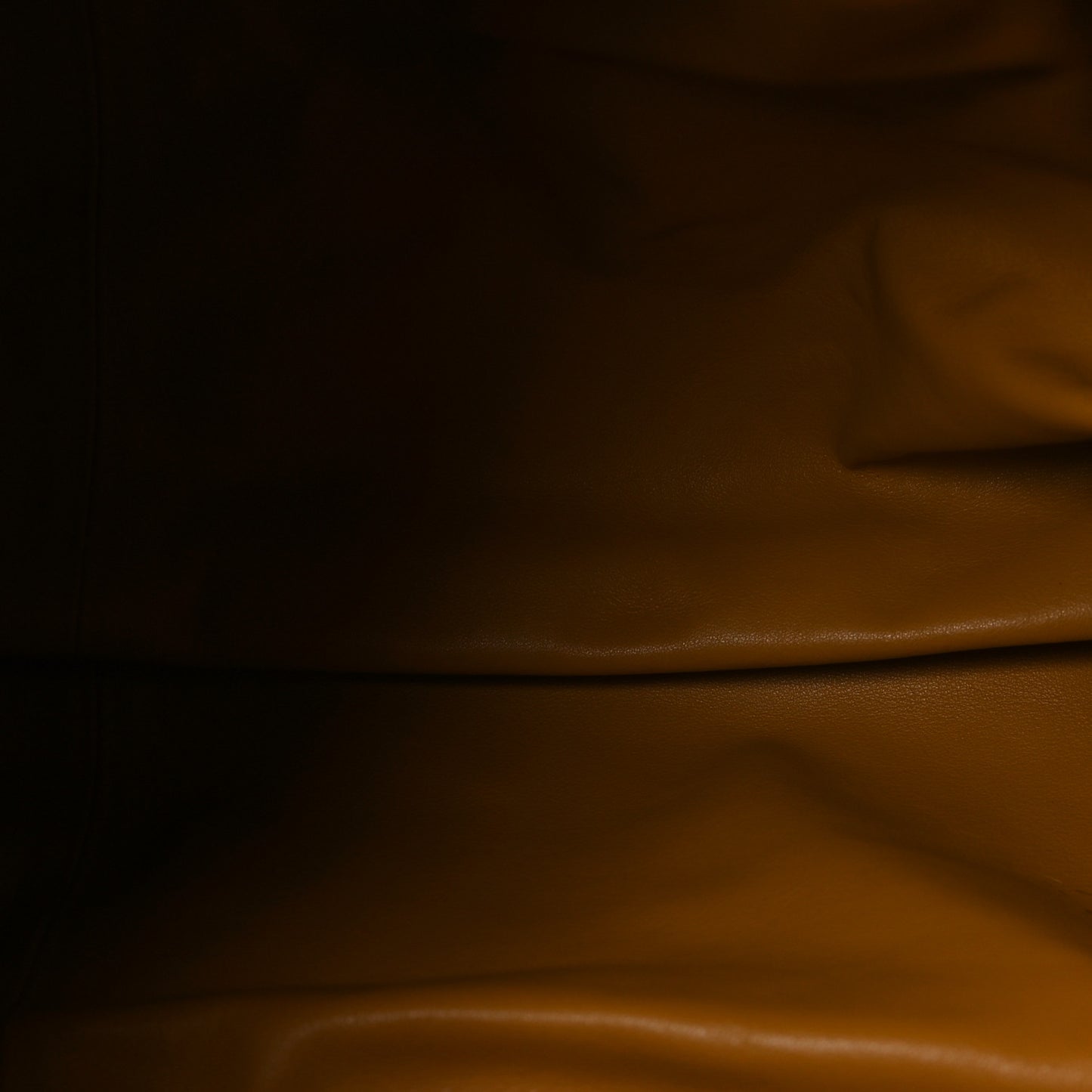 Smooth Butter Calfskin Large The Shoulder Pouch Butterscotch