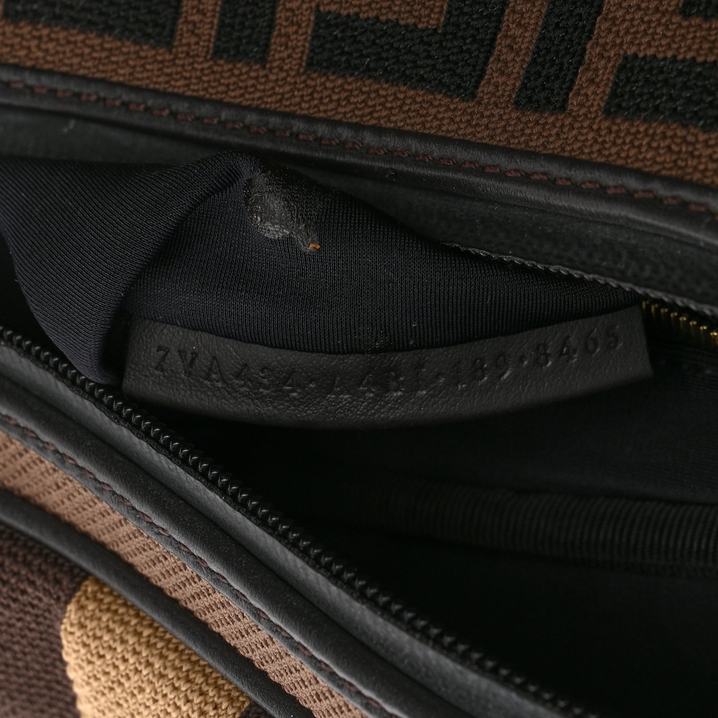 Vitello Century Maglia Pattern Mix Belt Bag Havana