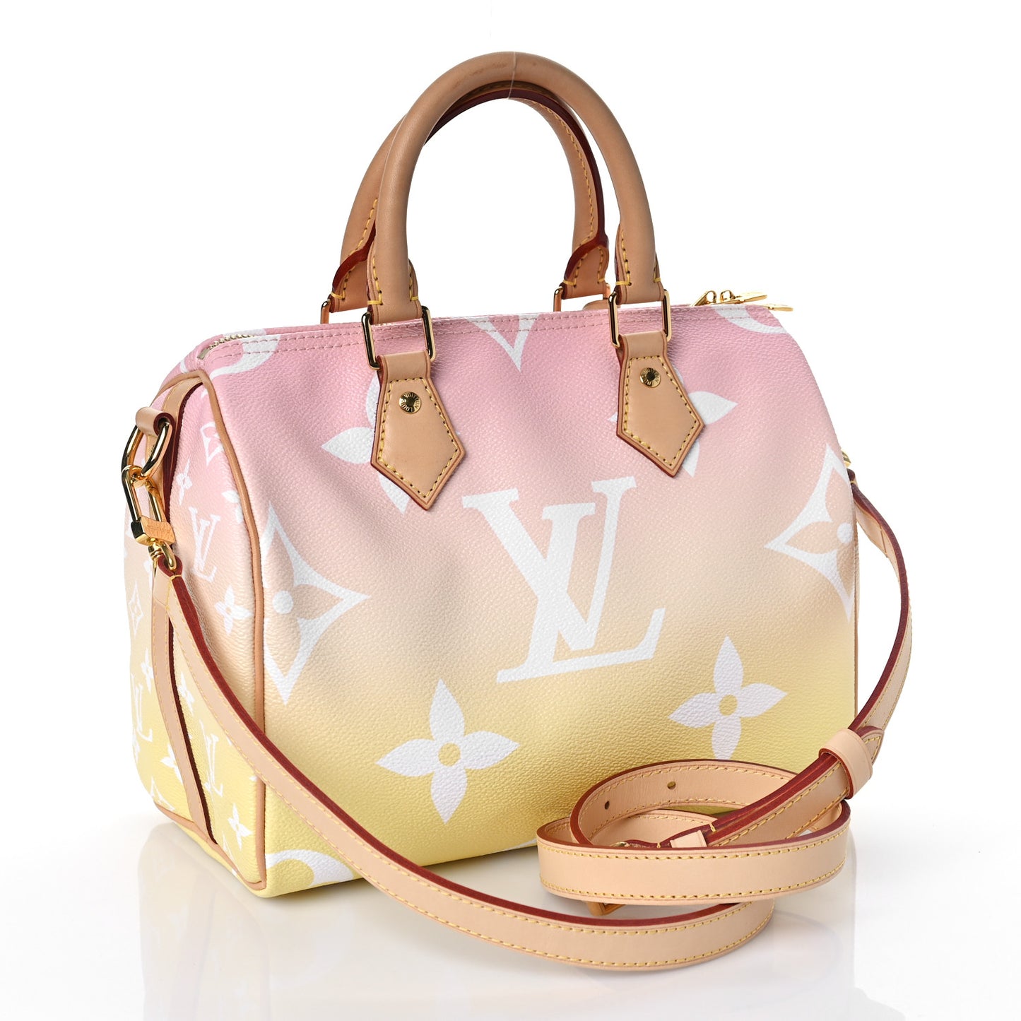 Monogram Giant By The Pool Speedy Bandouliere 25 Light Pink