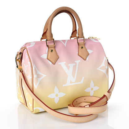Louis Vuitton Monogram Giant By The Pool Speedy Bandouliere 25 Light Pink 3 of 8