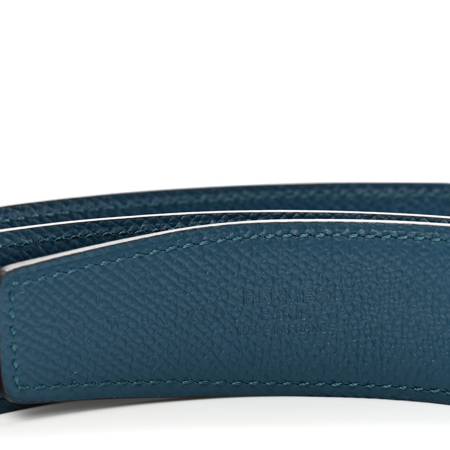 Hermes Swift Epsom 32mm Belt Strap 90 36 Colvert Bleu Saphir 3 of 6