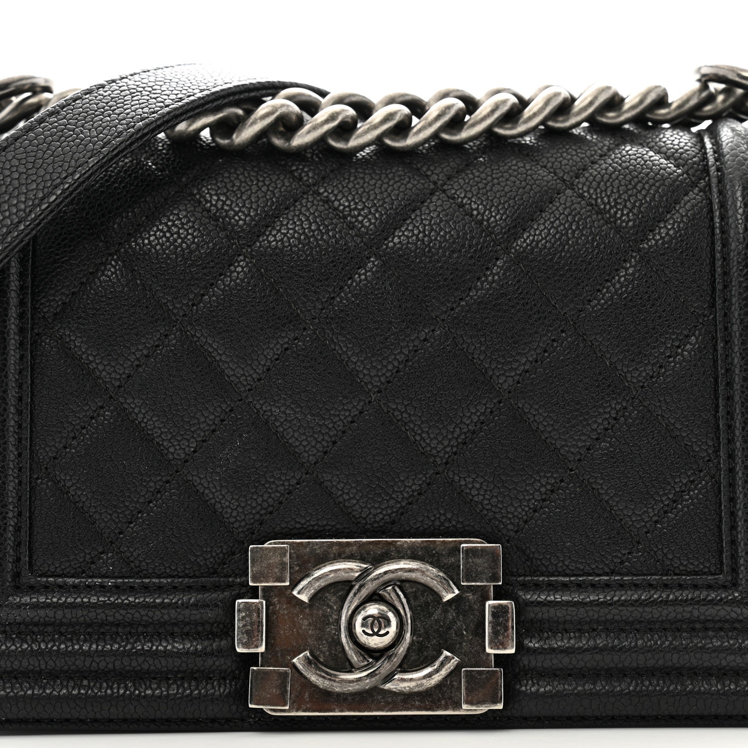 Chanel Caviar Quilted Small Boy Flap Black 8 of 13