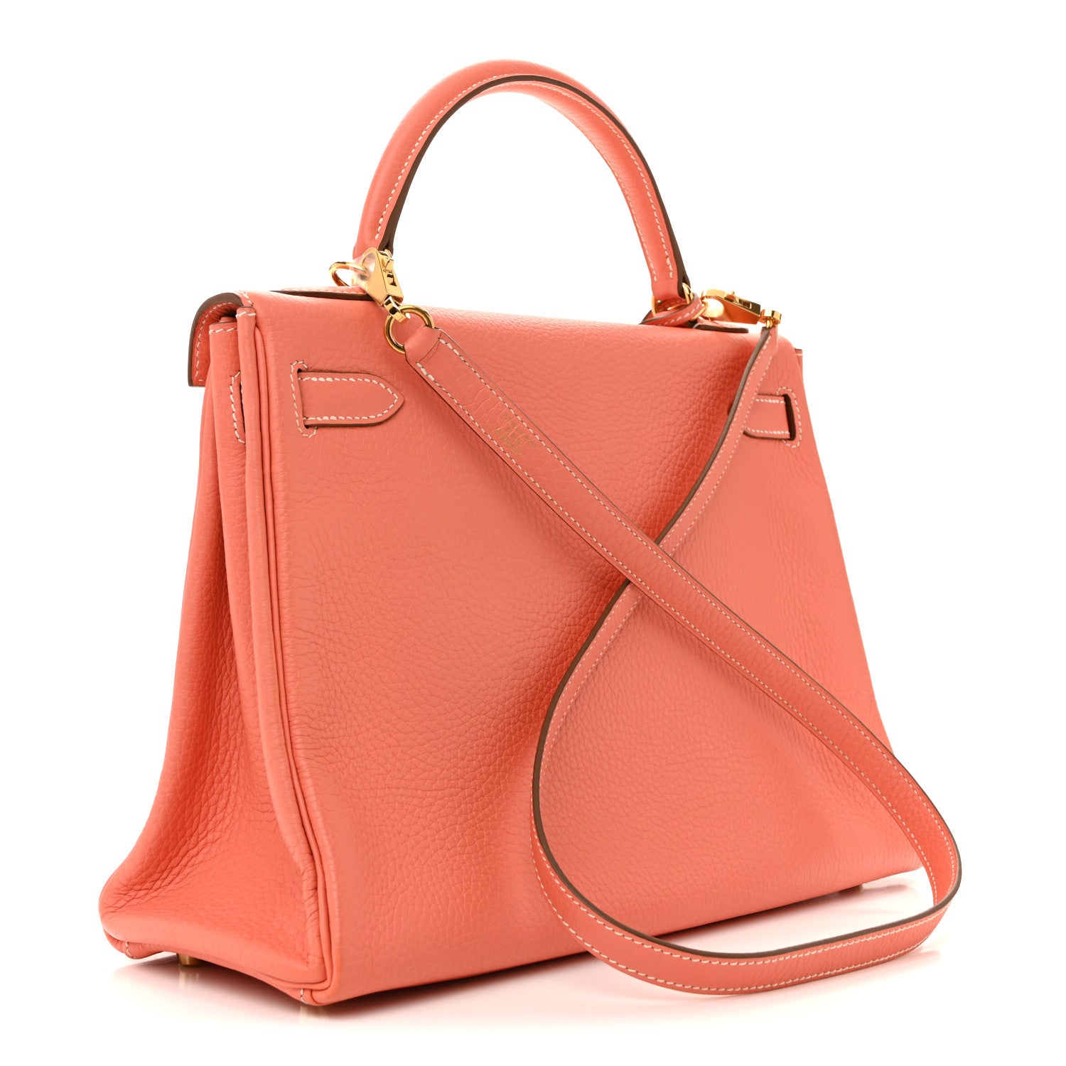 Hermes Togo Kelly Retourne 32 Crevette 3 of 10