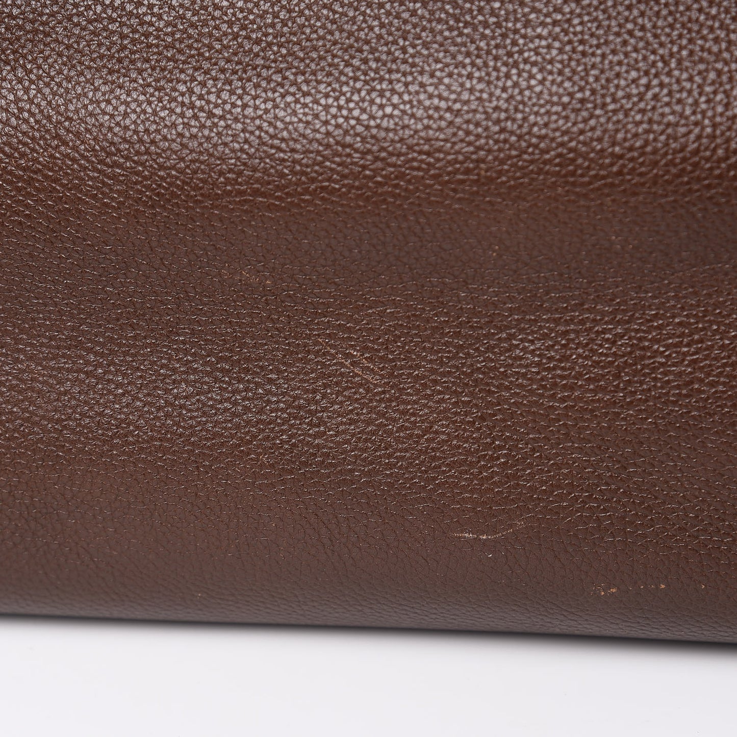 Calfskin Cerf Executive Shopper Tote Brown