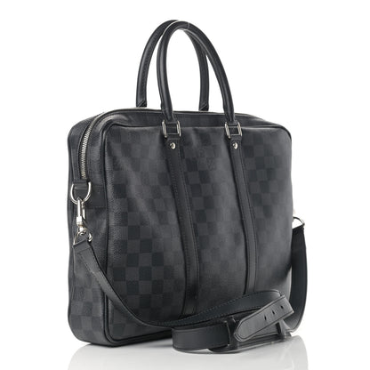 Louis Vuitton Damier Graphite Porte Documents Voyage PM 3 of 15