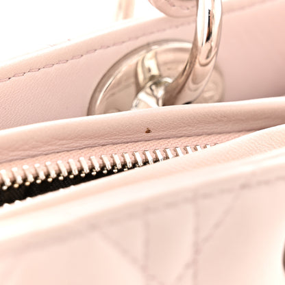Christian Dior Lambskin Cannage Medium Lady Dior Light Pink 11 of 14