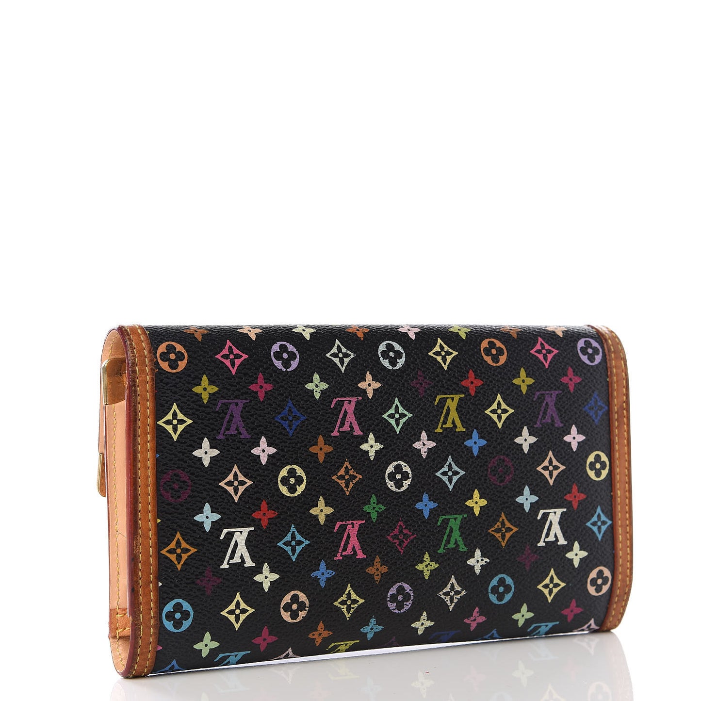 Monogram Multicolor Porte Tresor International Wallet Black