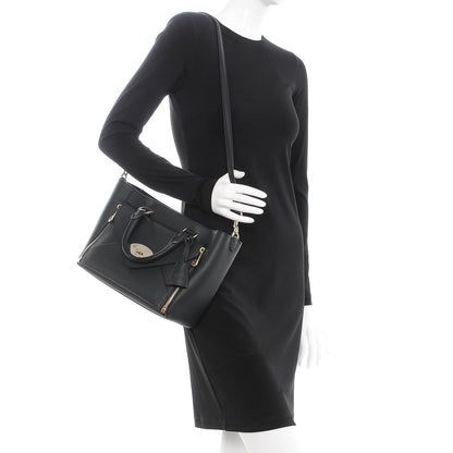 Mulberry Silky Calf Small Willow Tote Black 2 of 9