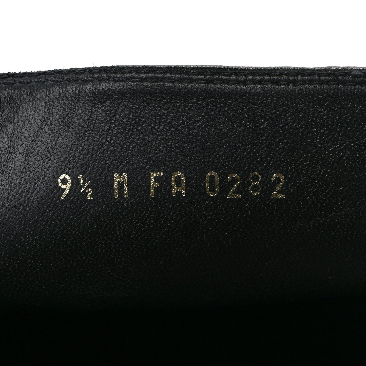 Calfskin Embossed Maxi Monogram Driver Open Back Moccasins 9.5 Black