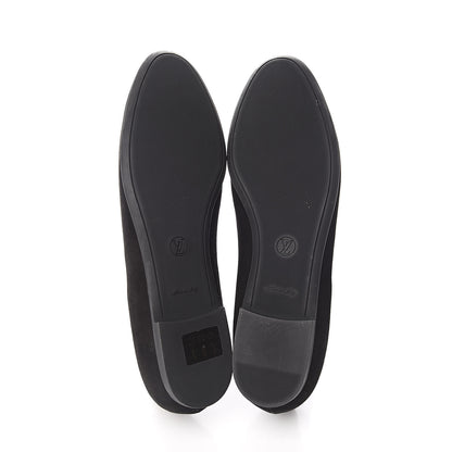 Louis Vuitton Suede Monogram Uniformes Ballet Flats 40 Black 5 of 10