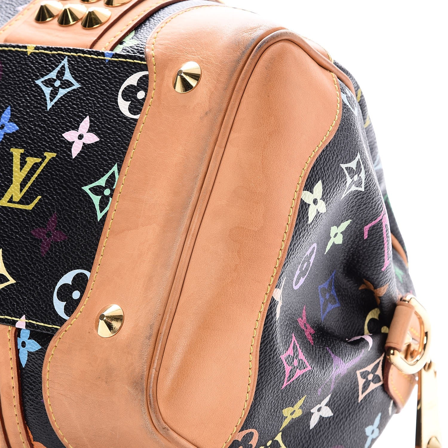 Louis Vuitton Monogram Multicolor Courtney MM Black 8 of 8