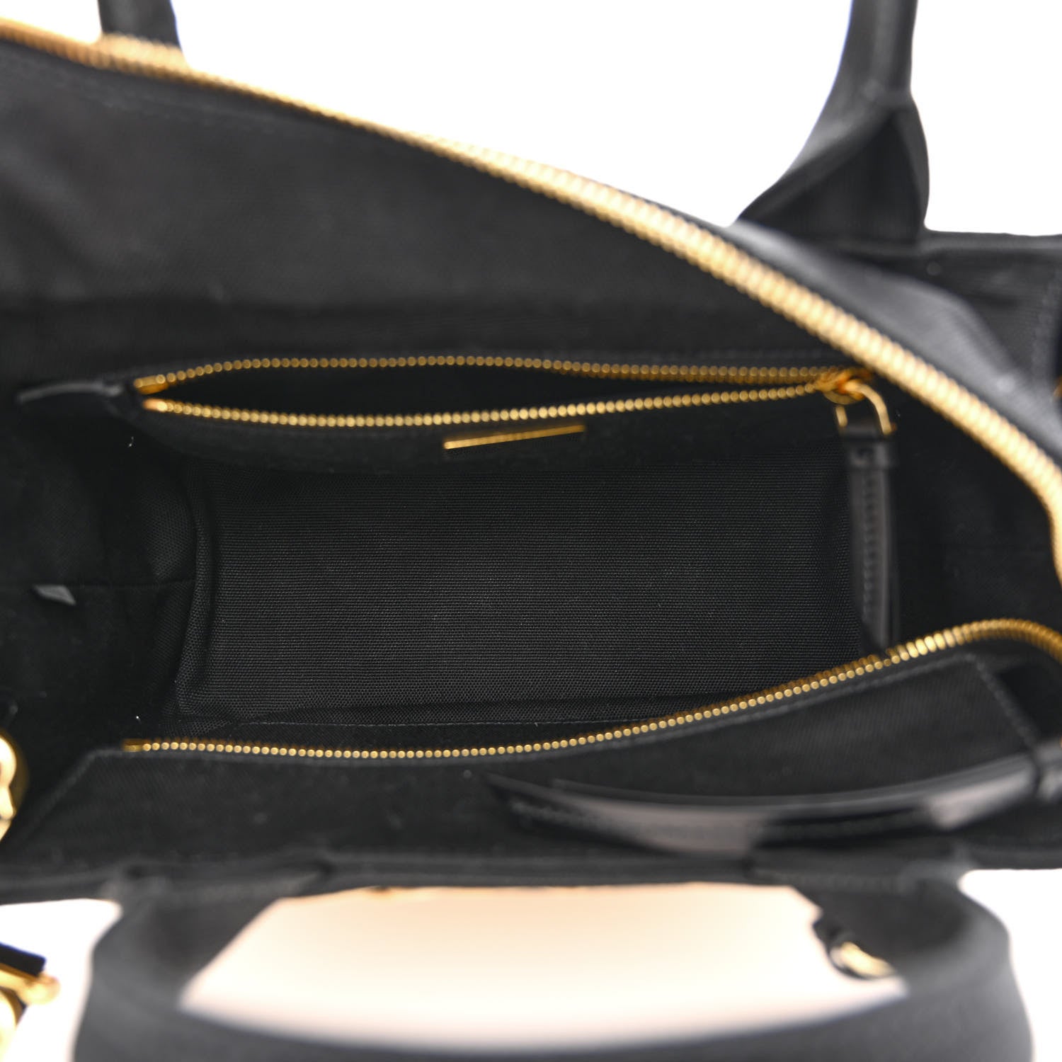 Prada Wicker Canvas Tote Naturale Black 5 of 11