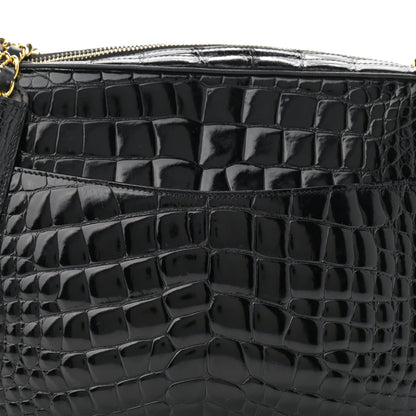Chanel Alligator Camera Case Black 9 of 14