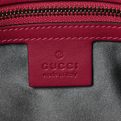 Gucci Velvet Matelasse Small GG Marmont Shoulder Bag Light Raspberry Rose 6 of 8