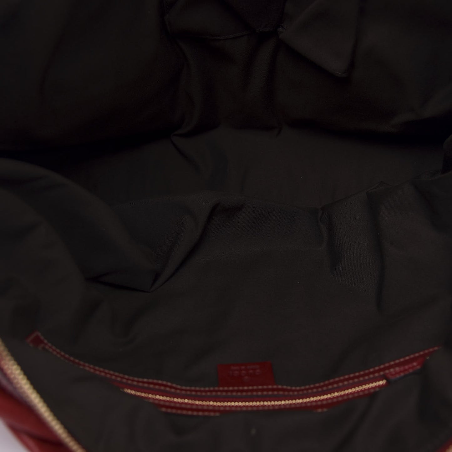 Calfskin Ruffle Medium Sabrina Boston Tote Red