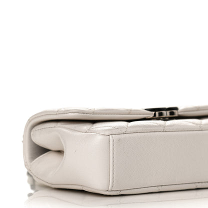 Chanel Caviar Quilted My Everything Small Flap White Black 9 of 10