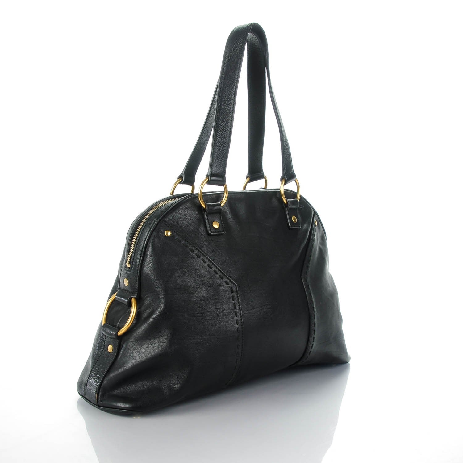 Saint Laurent Calfskin Large Muse Black 3 of 7