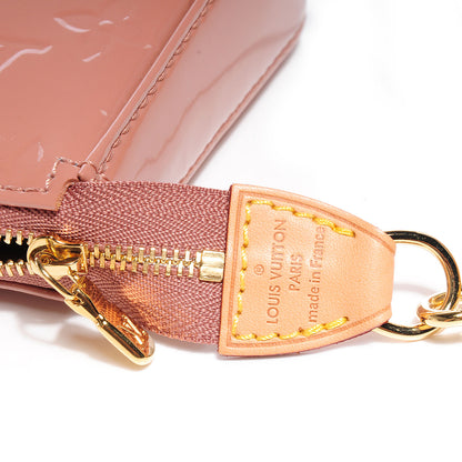Louis Vuitton Vernis Pochette Accessories NM Rose Velours 5 of 7