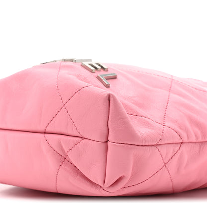 Chanel Shiny Calfskin Quilted Mini Chanel 22 Pink 9 of 10