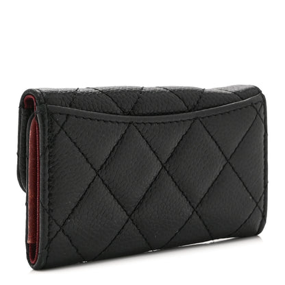 Chanel Caviar Quilted 6 Key Holder Black 3 of 11