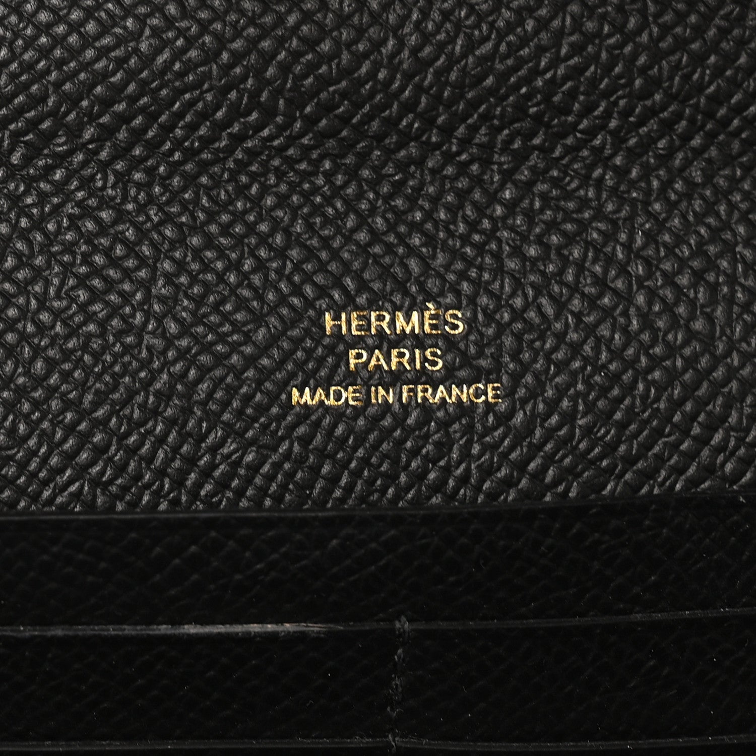 Hermes Epsom Maillon Wallet To Go Black 6 of 12