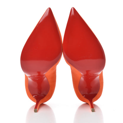 Christian Louboutin Suede Pigalle Follies 100 Pumps 37 Magma 5 of 17